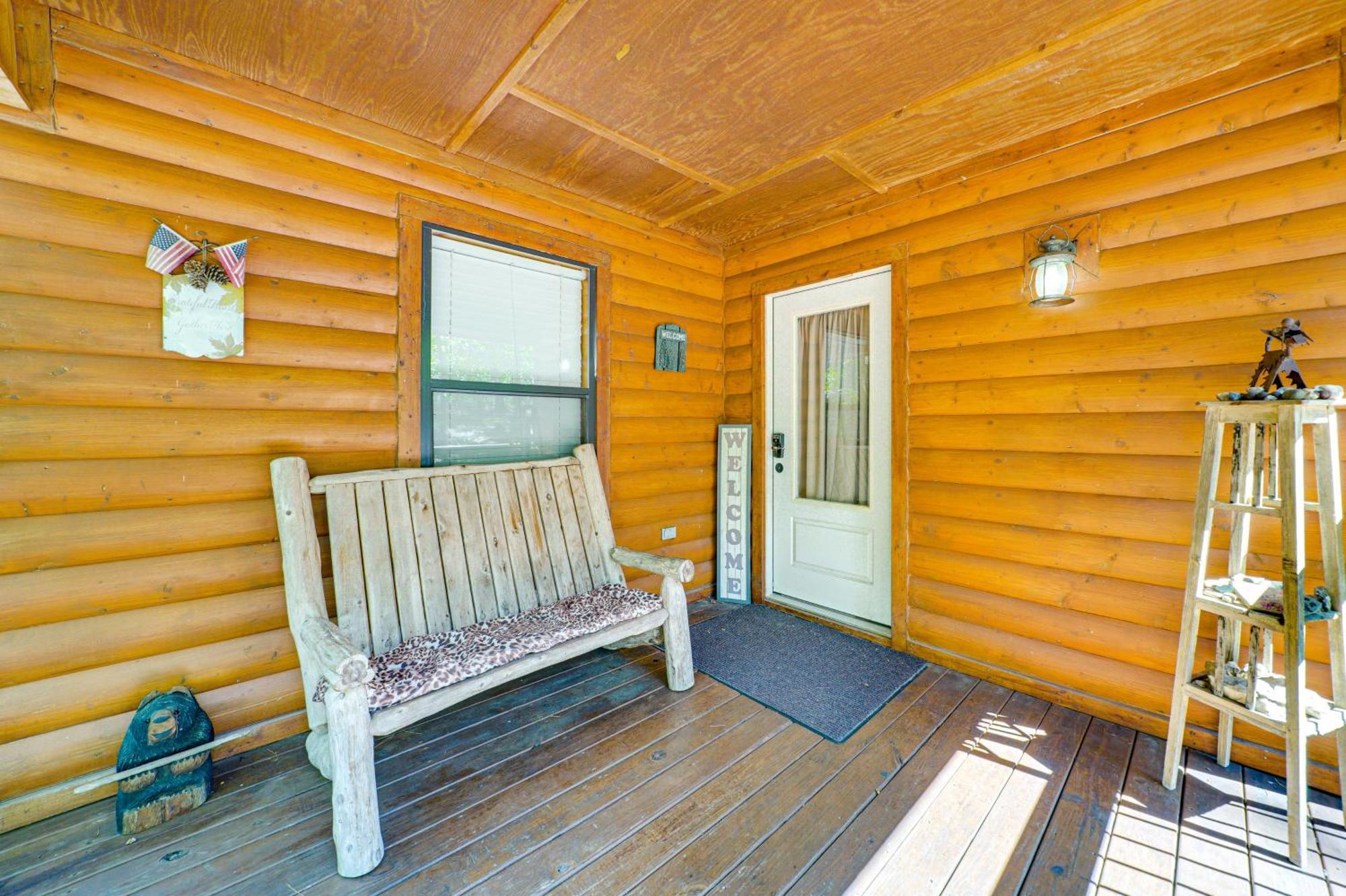 Broken Bow Rental Cabin With Hot Tub And Bar Luaran gambar