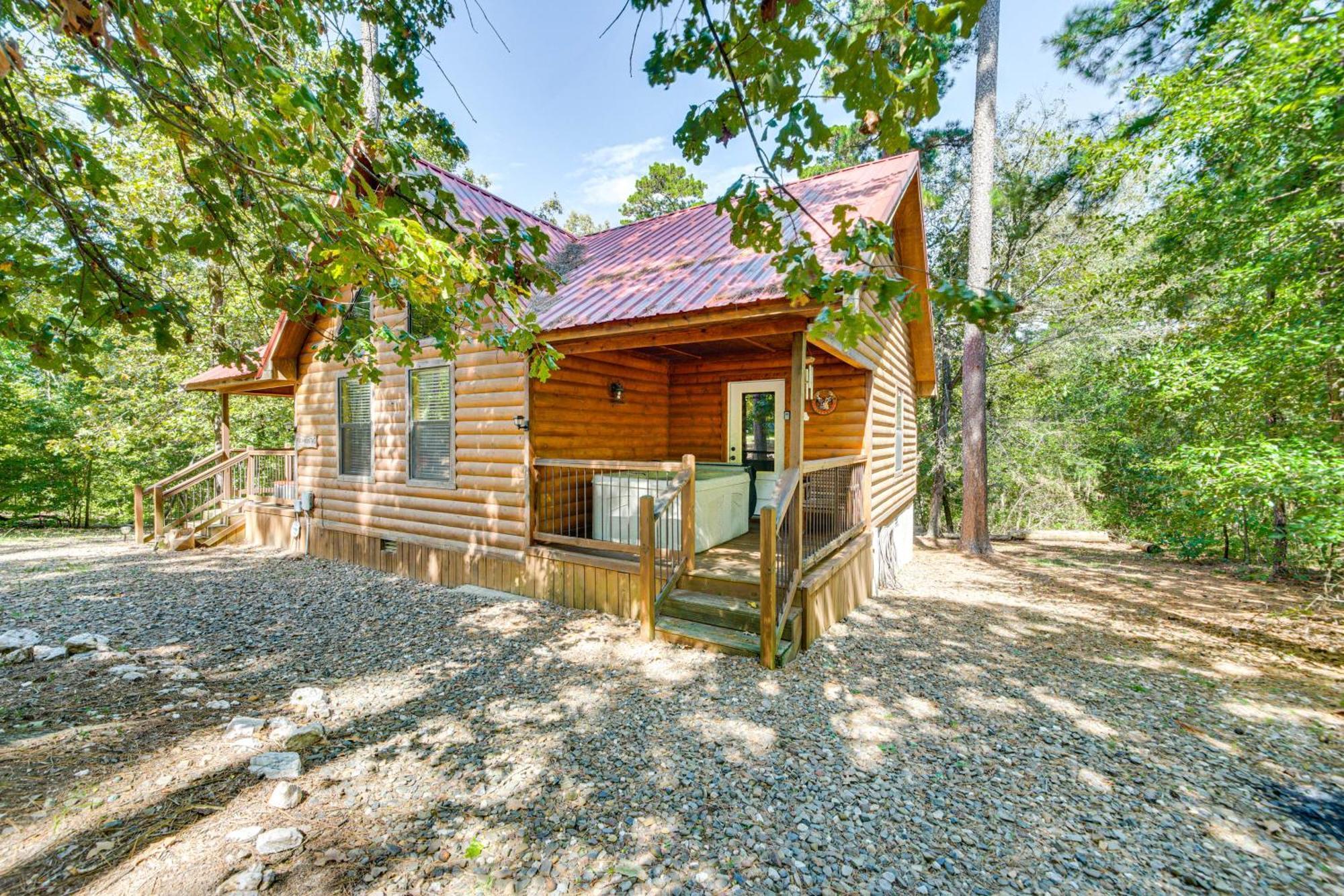 Broken Bow Rental Cabin With Hot Tub And Bar Luaran gambar