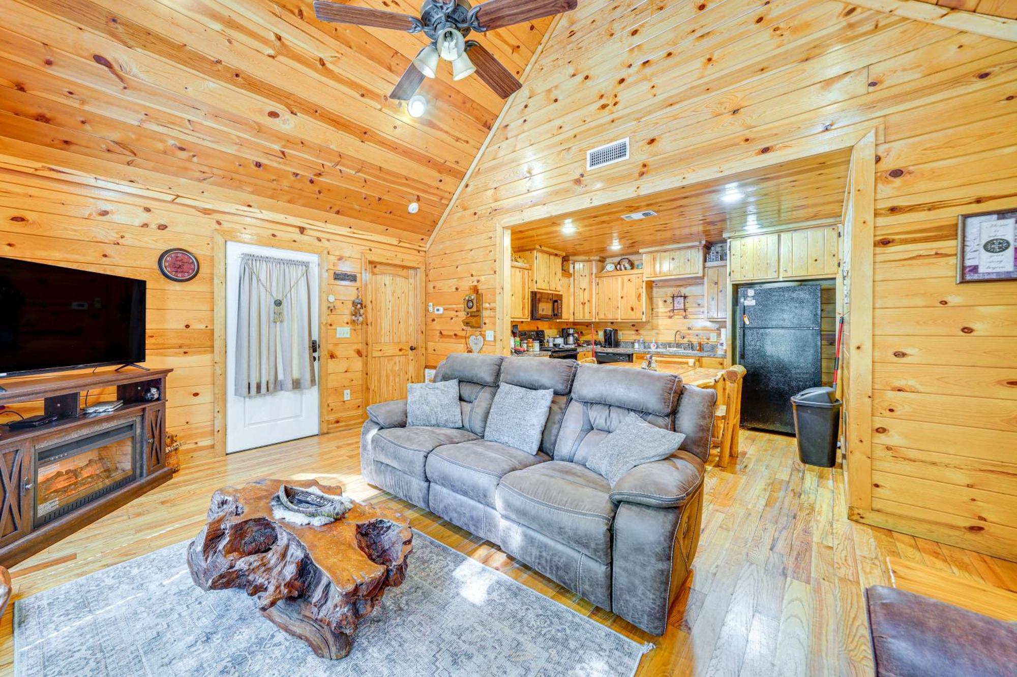 Broken Bow Rental Cabin With Hot Tub And Bar Luaran gambar