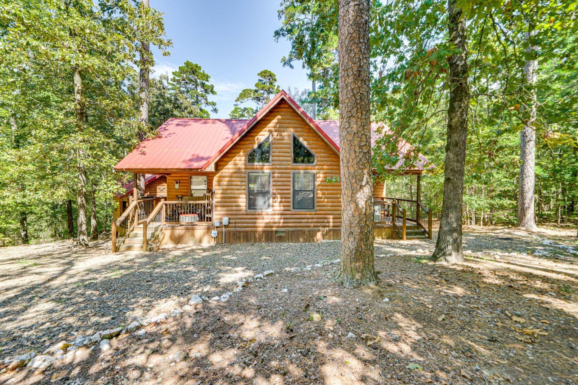Broken Bow Rental Cabin With Hot Tub And Bar Luaran gambar