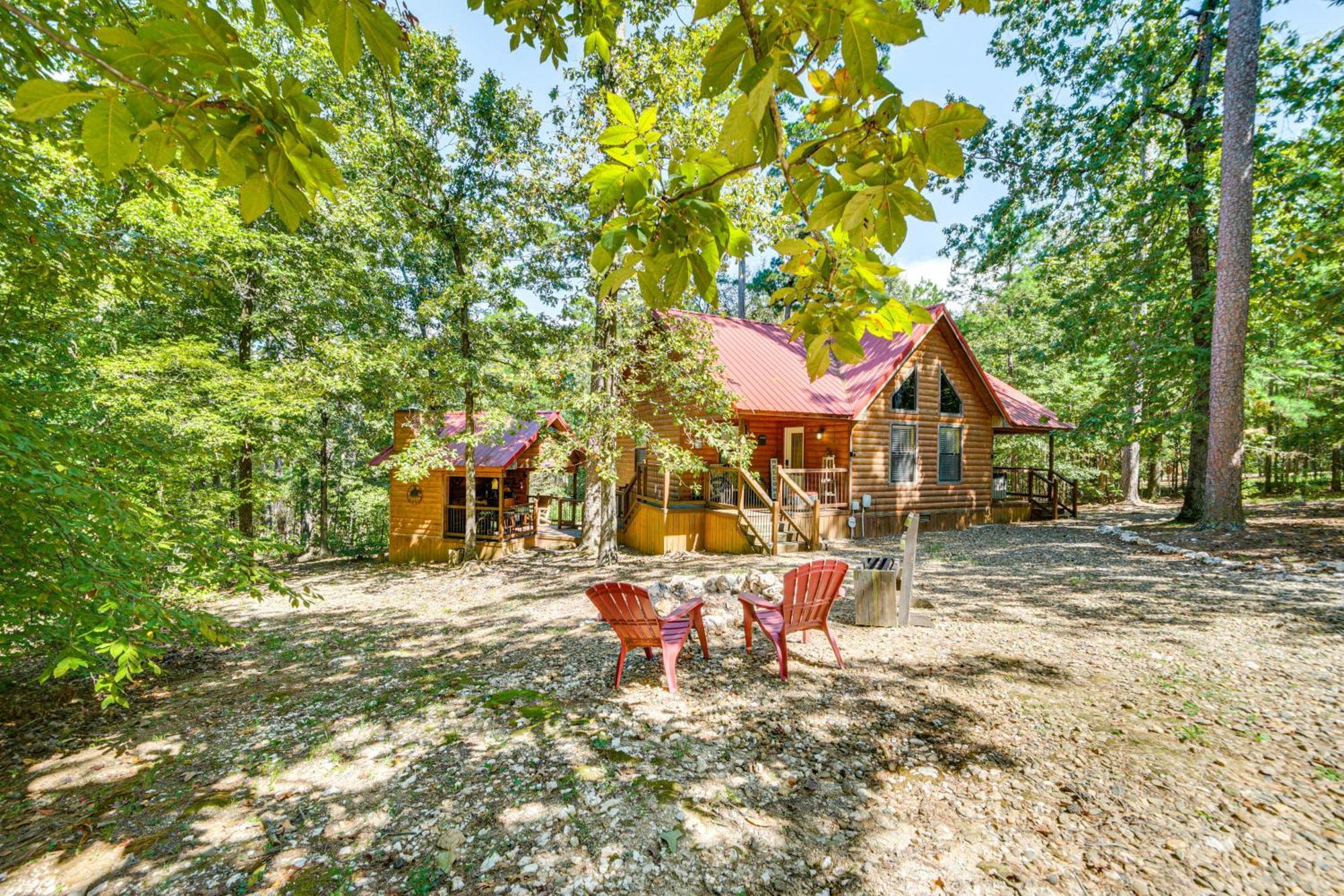 Broken Bow Rental Cabin With Hot Tub And Bar Luaran gambar
